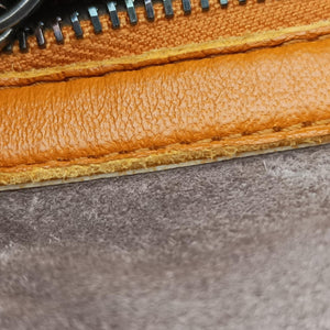 Pre-owned Bottega Veneta Intrecciato Orange lambskin  handbag | stylenewstar