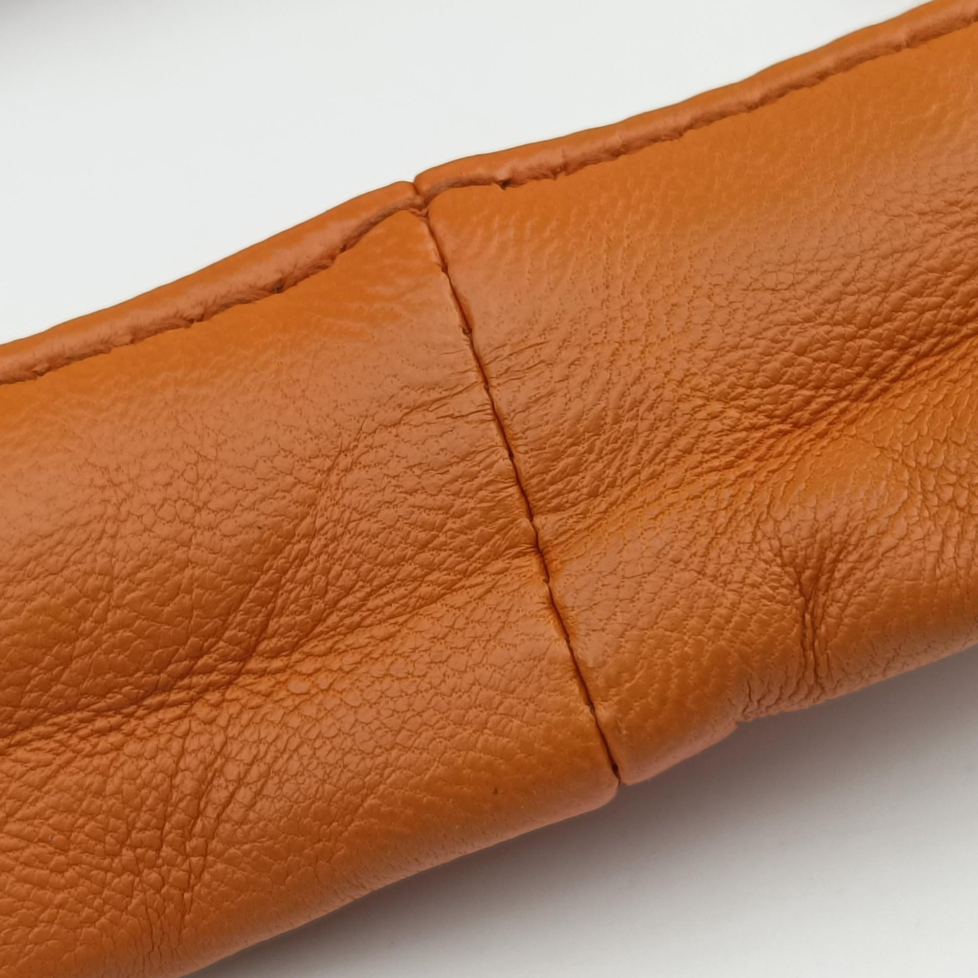 Pre-owned Bottega Veneta Intrecciato Orange lambskin  handbag | stylenewstar