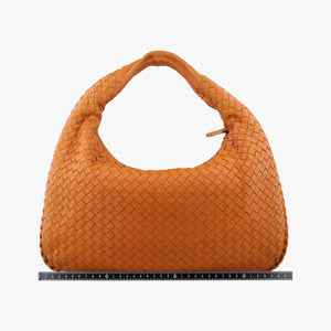 Pre-owned Bottega Veneta Intrecciato Orange lambskin  handbag | stylenewstar