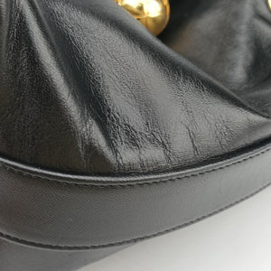 Vintage Chanel CC Logo Black Lambskin  shoulderbag | stylenewstar