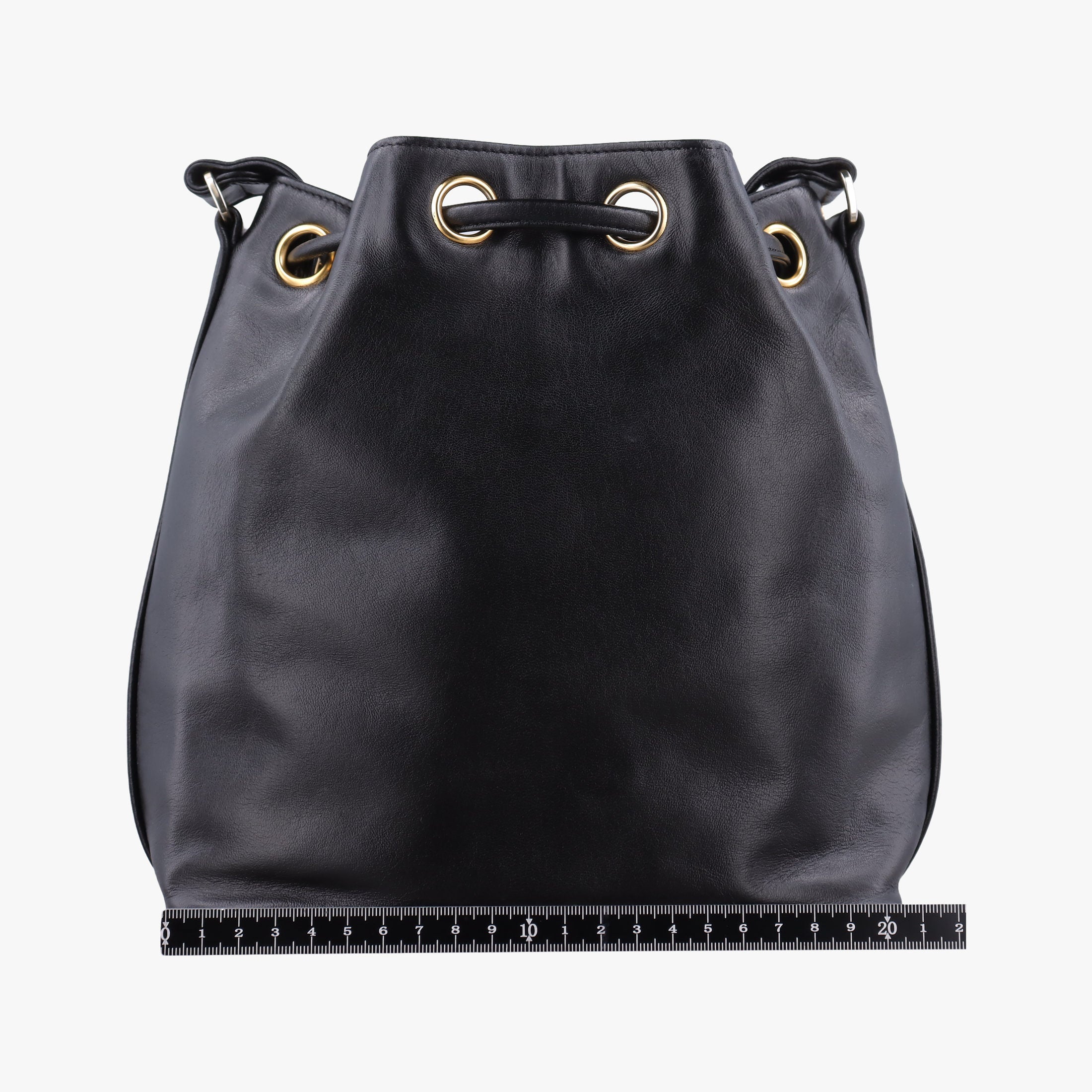 Vintage Chanel CC Logo Black Lambskin  shoulderbag | stylenewstar