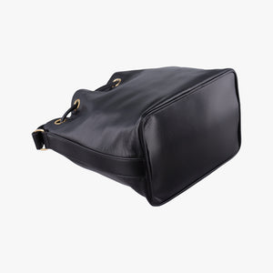 Vintage Chanel CC Logo Black Lambskin  shoulderbag | stylenewstar