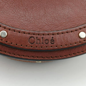 Vintage Chloe Small Pixie Round Top Brown × Bordeaux Leather×Suede  shoulderbag | stylenewstar