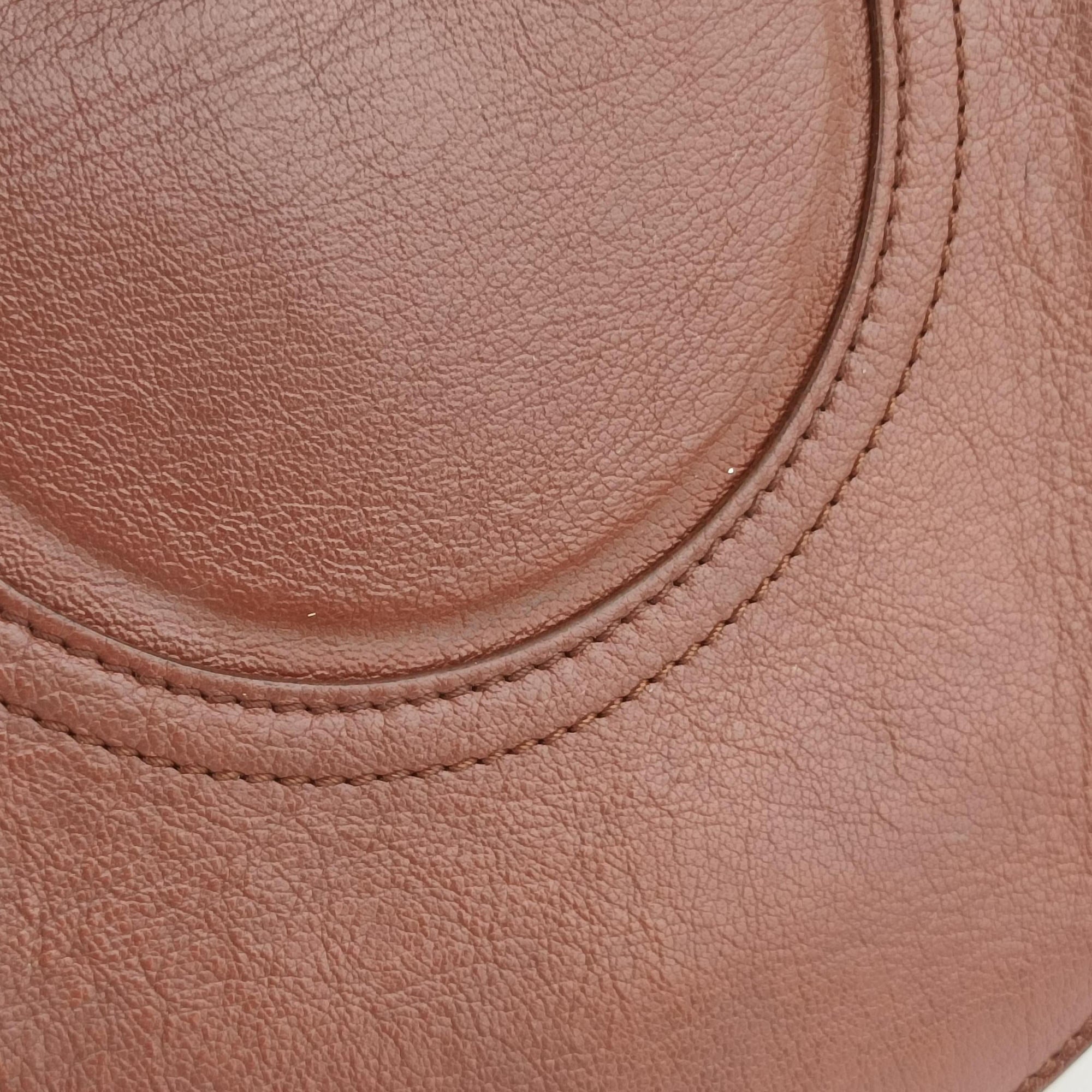 Vintage Chloe Small Pixie Round Top Brown × Bordeaux Leather×Suede  shoulderbag | stylenewstar