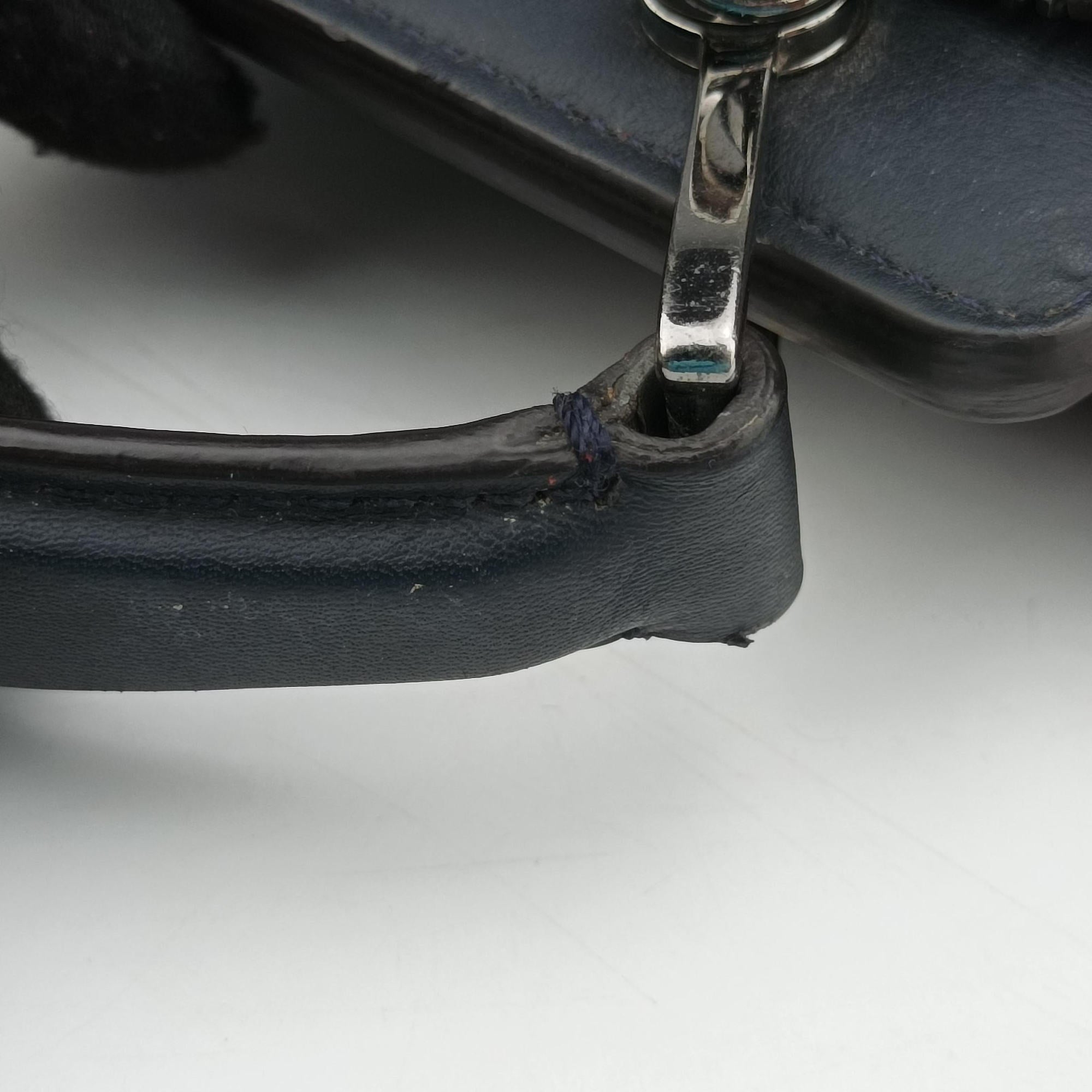 Pre-owned Fendi Dotcom Click Small Red × Black Suede × Leather 8BN299 shoulderbag | stylenewstar