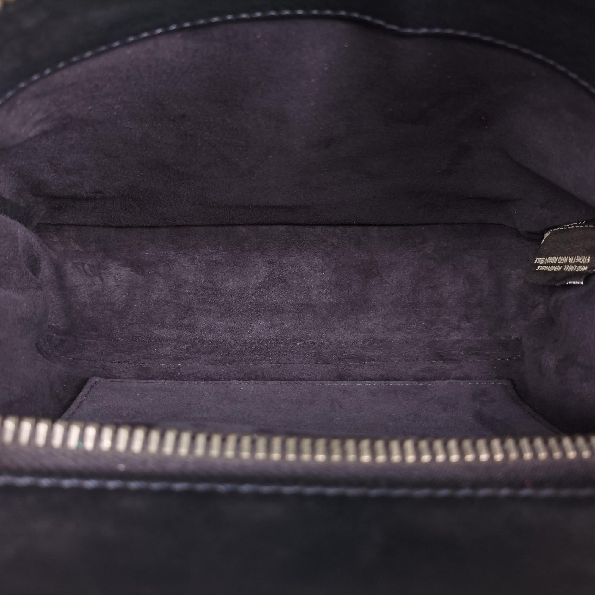 Pre-owned Fendi Dotcom Click Small Red × Black Suede × Leather 8BN299 shoulderbag | stylenewstar
