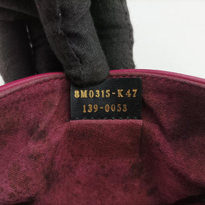Pre-owned Fendi Mini Be Baguette Rose Leather 8M0315 shoulderbag | stylenewstar