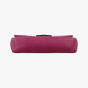 Pre-owned Fendi Mini Be Baguette Rose Leather 8M0315 shoulderbag | stylenewstar