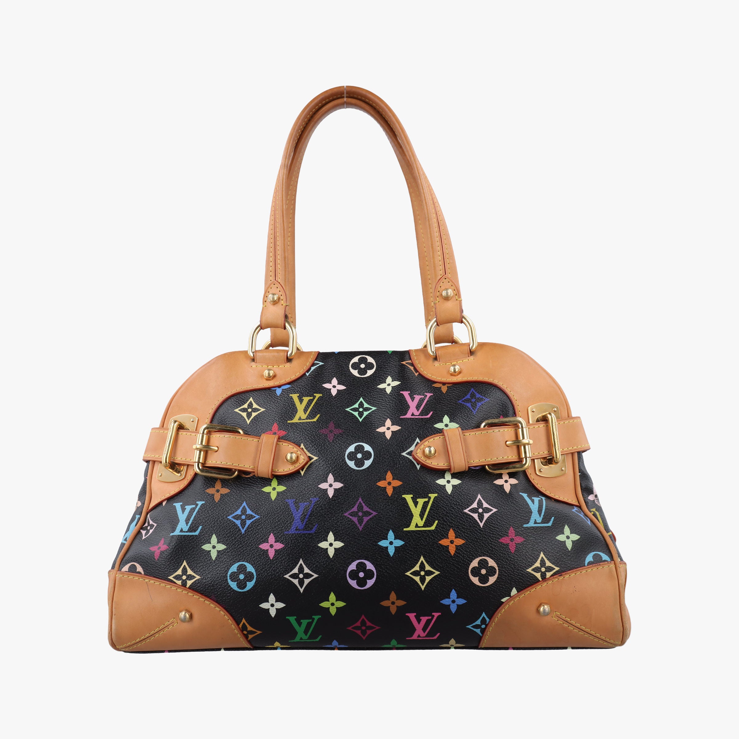 Pre-owned Louis Vuitton CLAUDIA Noir Monogram Multicolor M40194 shoulderbag | stylenewstar