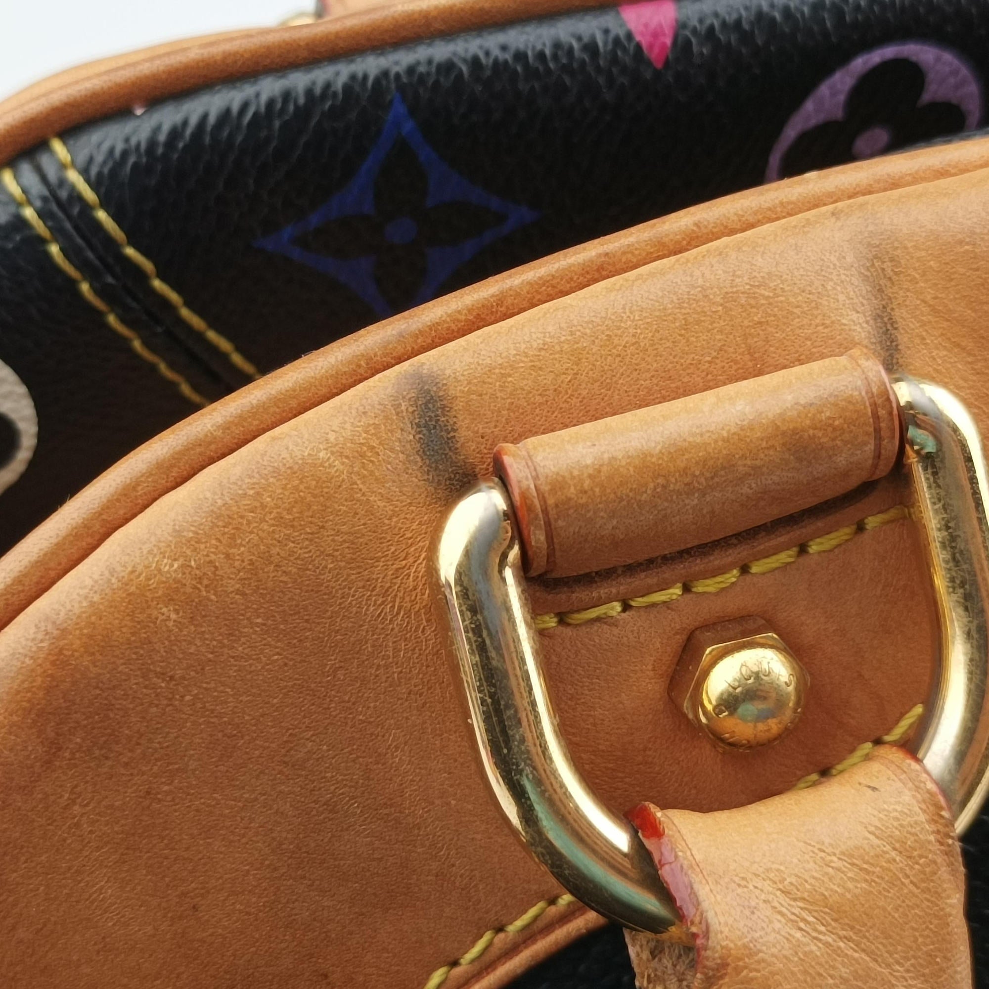 Pre-owned Louis Vuitton CLAUDIA Noir Monogram Multicolor M40194 shoulderbag | stylenewstar