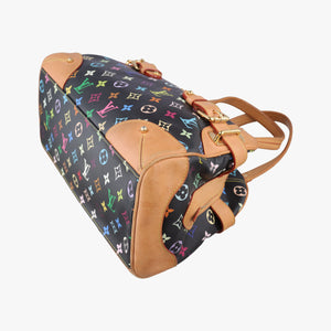 Pre-owned Louis Vuitton CLAUDIA Noir Monogram Multicolor M40194 shoulderbag | stylenewstar