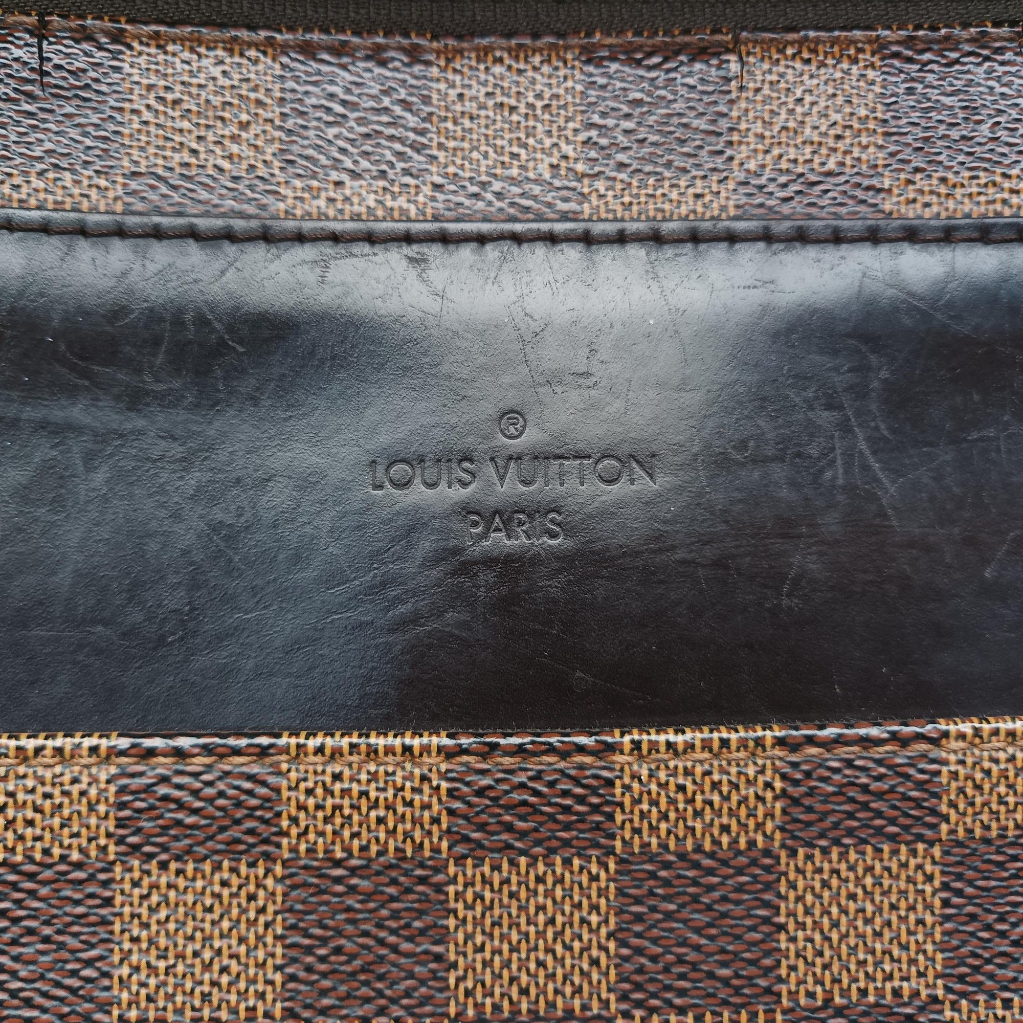 Pre-owned Louis Vuitton Jake messenger NM EBENE Damier Canvas N41569 shoulderbag | stylenewstar