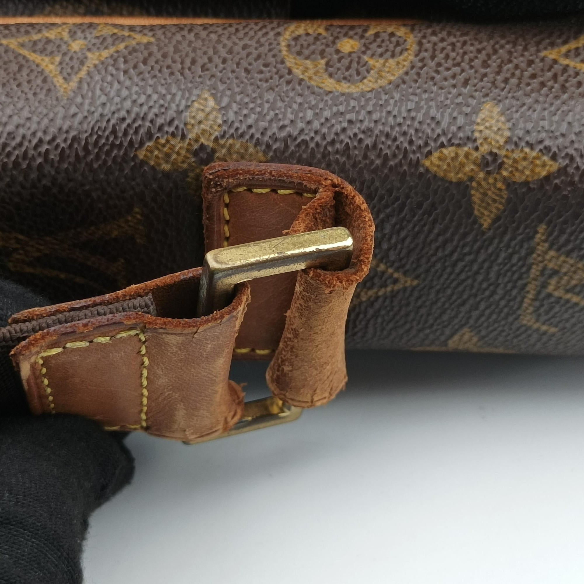 Pre-owned Louis Vuitton ABBESSES brown Monogram Canvas M45257 shoulderbag | stylenewstar