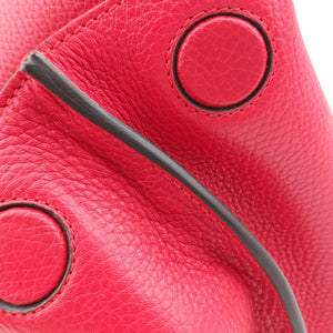 Pre-owned Gucci Bamboo Daily Red Leather 392013 shoulderbag | stylenewstar
