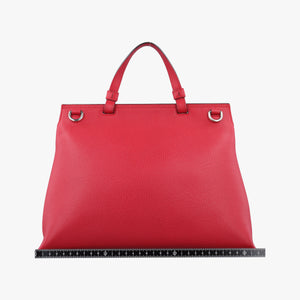 Pre-owned Gucci Bamboo Daily Red Leather 392013 shoulderbag | stylenewstar