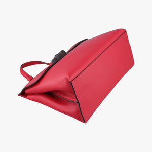 Pre-owned Gucci Bamboo Daily Red Leather 392013 shoulderbag | stylenewstar