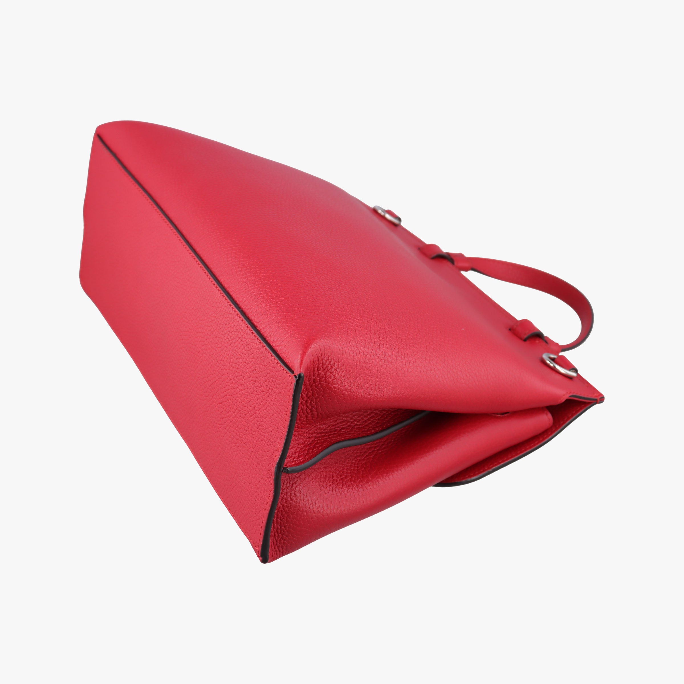 Pre-owned Gucci Bamboo Daily Red Leather 392013 shoulderbag | stylenewstar