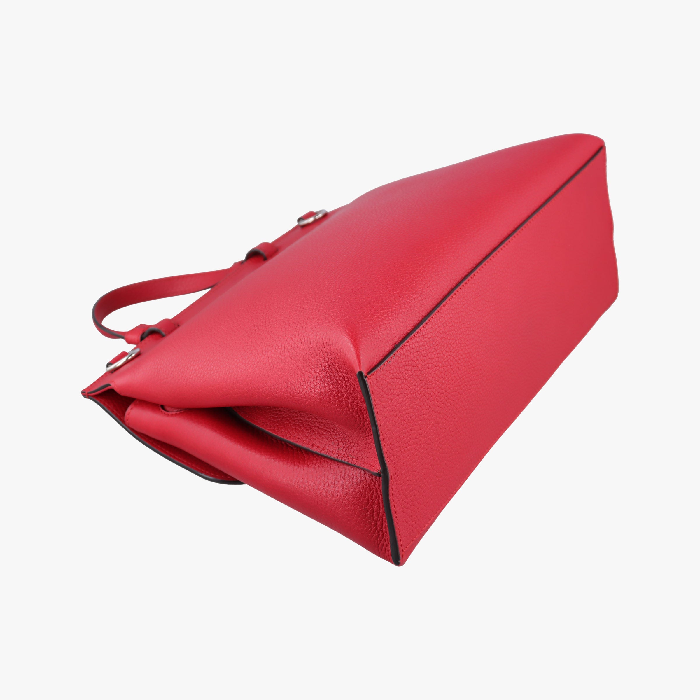 Pre-owned Gucci Bamboo Daily Red Leather 392013 shoulderbag | stylenewstar