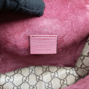 Pre-owned Gucci Dionysus beige×red×Multicolour PVC coated canvas × suede 421970 shoulderbag | stylenewstar