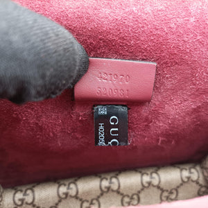 Pre-owned Gucci Dionysus beige×red×Multicolour PVC coated canvas × suede 421970 shoulderbag | stylenewstar