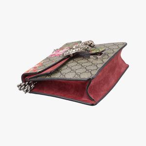 Pre-owned Gucci Dionysus beige×red×Multicolour PVC coated canvas × suede 421970 shoulderbag | stylenewstar