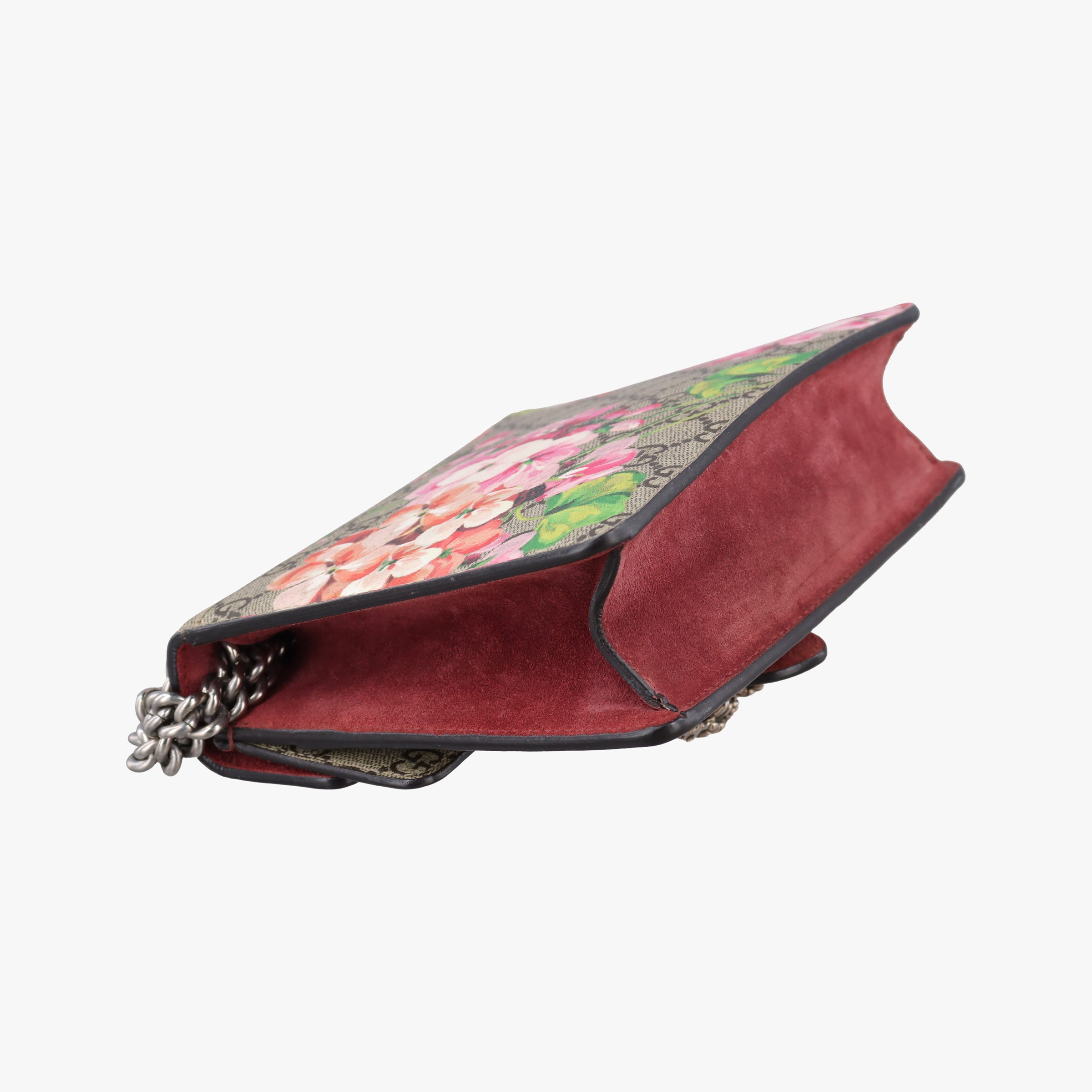 Pre-owned Gucci Dionysus beige×red×Multicolour PVC coated canvas × suede 421970 shoulderbag | stylenewstar