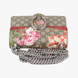 Pre-owned Gucci Dionysus beige×red×Multicolour PVC coated canvas × suede 421970 shoulderbag | stylenewstar