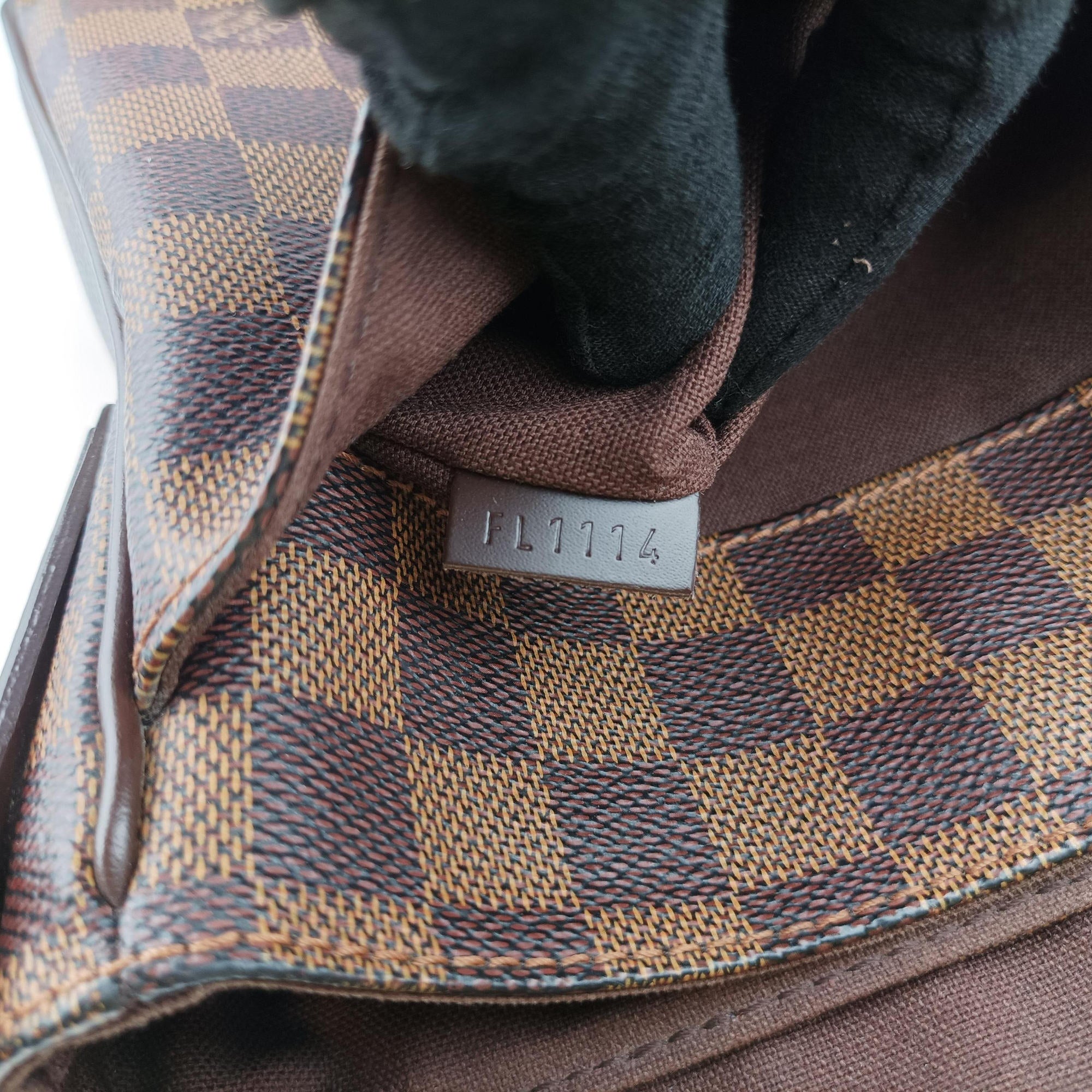 Pre-owned Louis Vuitton DISTRICT PM EBENE Damier Canvas N41213 shoulderbag | stylenewstar