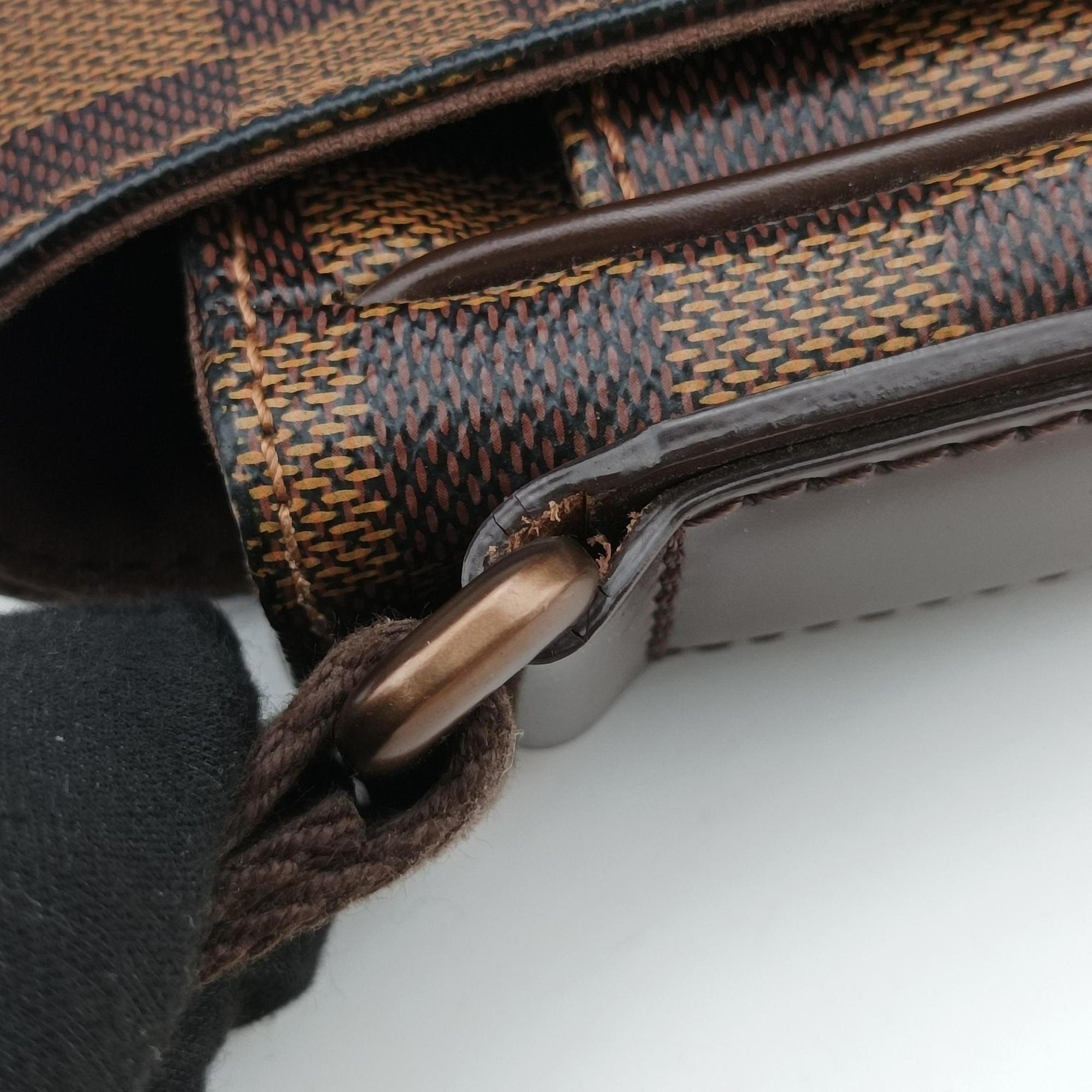 Pre-owned Louis Vuitton DISTRICT PM EBENE Damier Canvas N41213 shoulderbag | stylenewstar