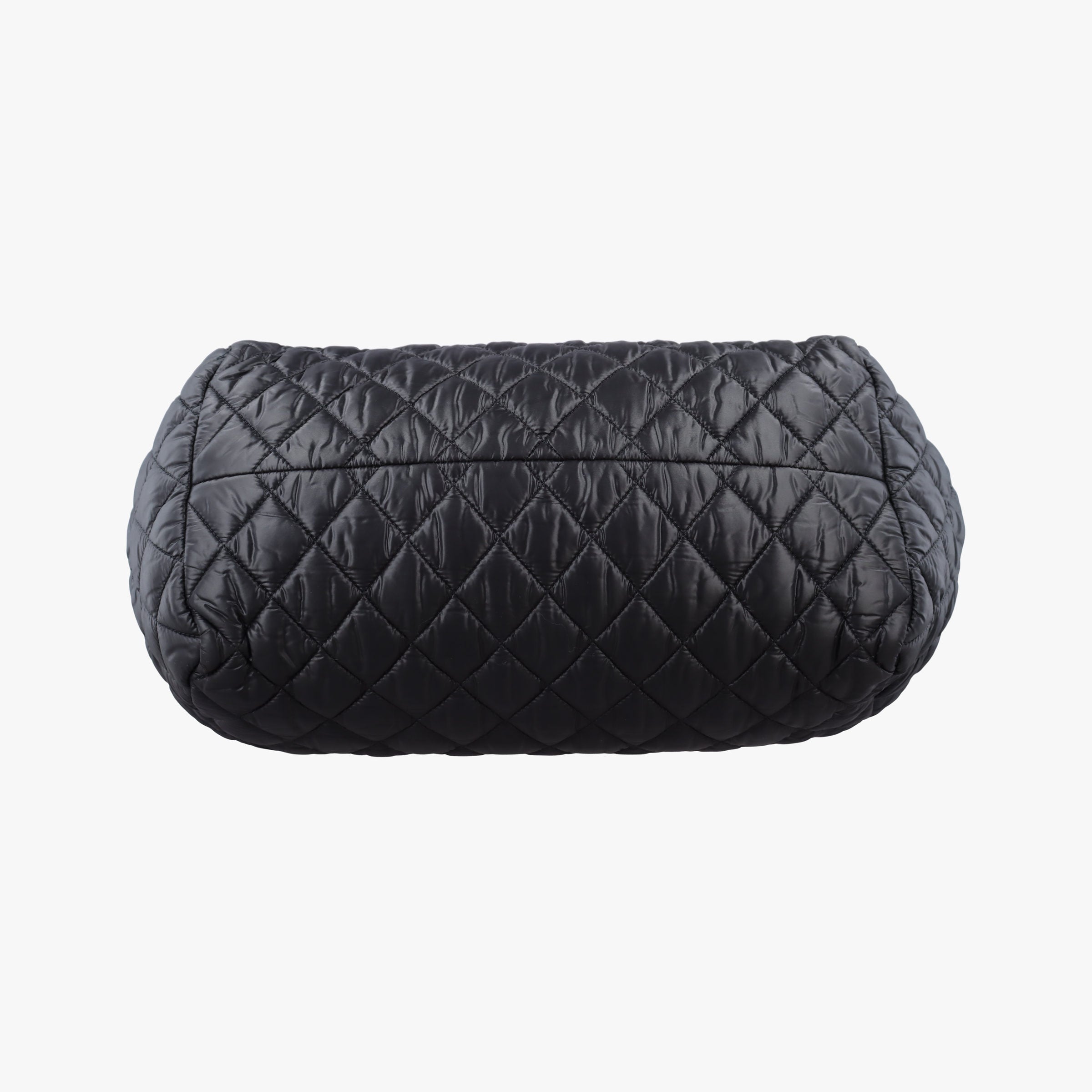 Pre-owned Chanel Cococoon Quilting Black Nylon×Leather A47107 handbag | stylenewstar