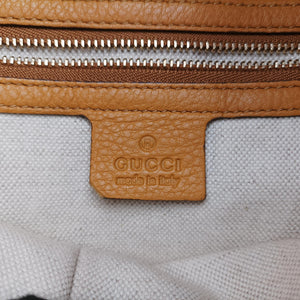 Pre-owned Gucci Jackie Flora Hobo beige×orange Canvas×Leather 277520 shoulderbag | stylenewstar