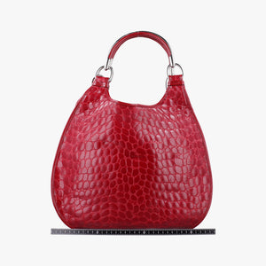 Pre-owned Christian Dior Croc Red Leather  handbag | stylenewstar