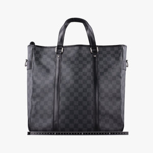 Pre-owned Louis Vuitton TADAO Noir Damier Graphite N51192 shoulderbag | stylenewstar