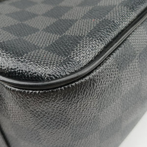 Pre-owned Louis Vuitton TADAO Noir Damier Graphite N51192 shoulderbag | stylenewstar