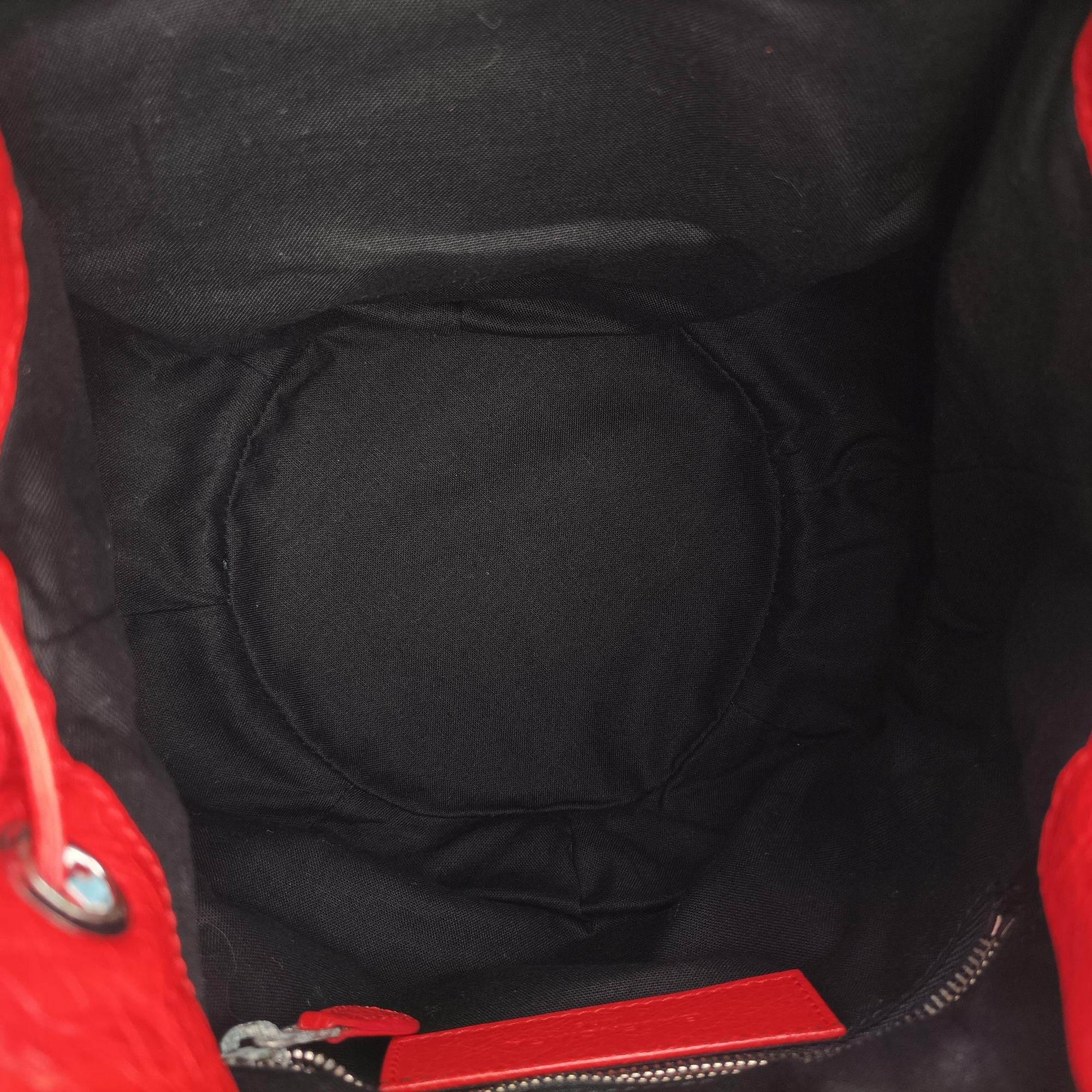 Pre-owned Balenciaga Pompon Red Leather  shoulderbag | stylenewstar