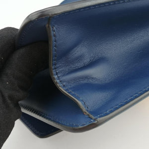 Pre-owned Gucci Sylvie Navy Leather 421882 shoulderbag | stylenewstar