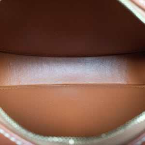 Pre-owned Celine Oval Purse Cuir Triomphe Brown Leather  shoulderbag | stylenewstar