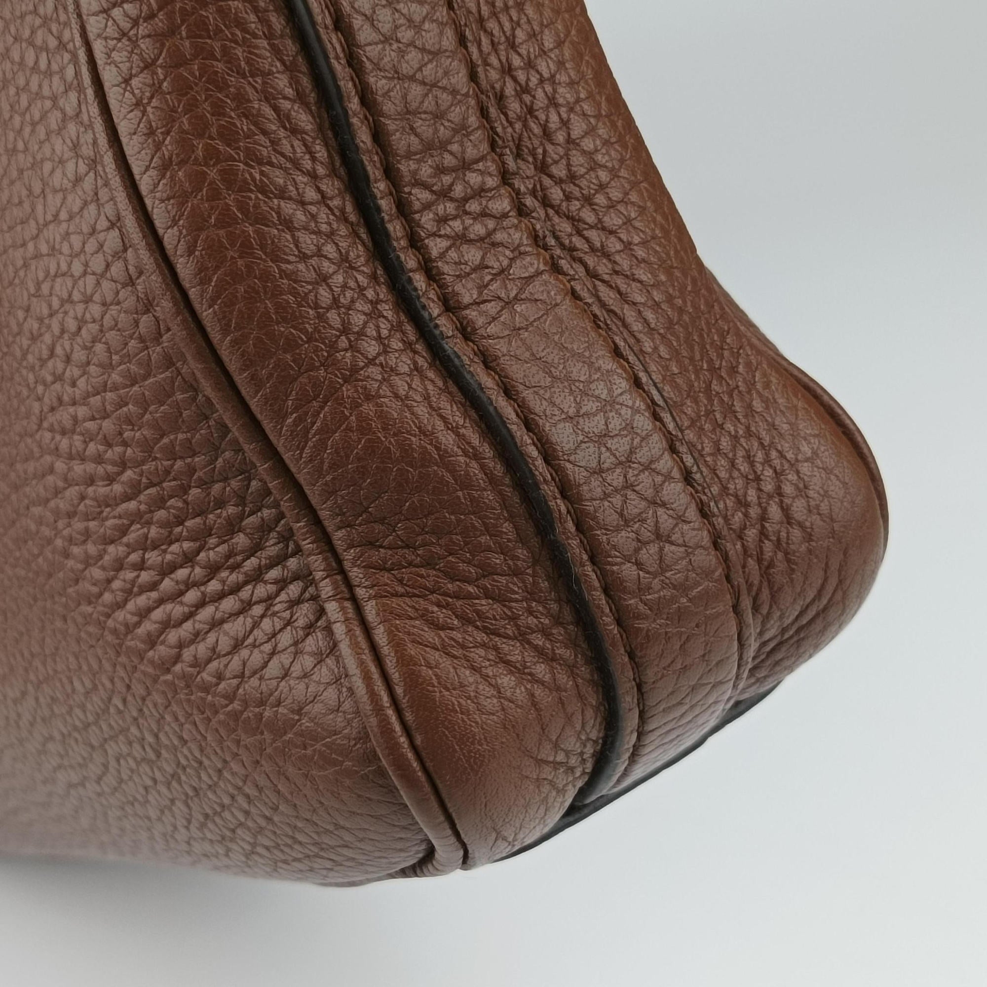 Pre-owned Louis Vuitton Armand Briefcase MM Havane Taurillon leather M54382 handbag | stylenewstar