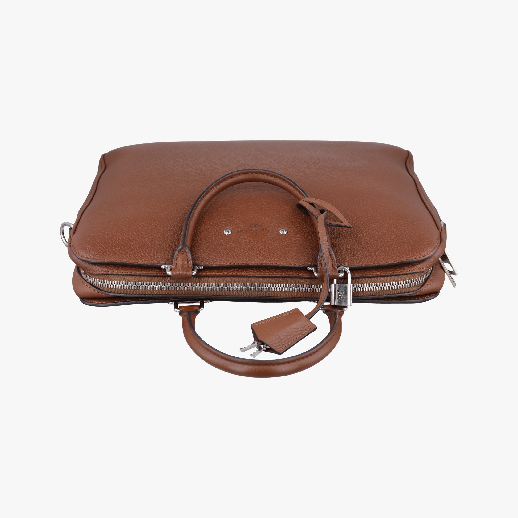 Pre-owned Louis Vuitton Armand Briefcase MM Havane Taurillon leather M54382 handbag | stylenewstar
