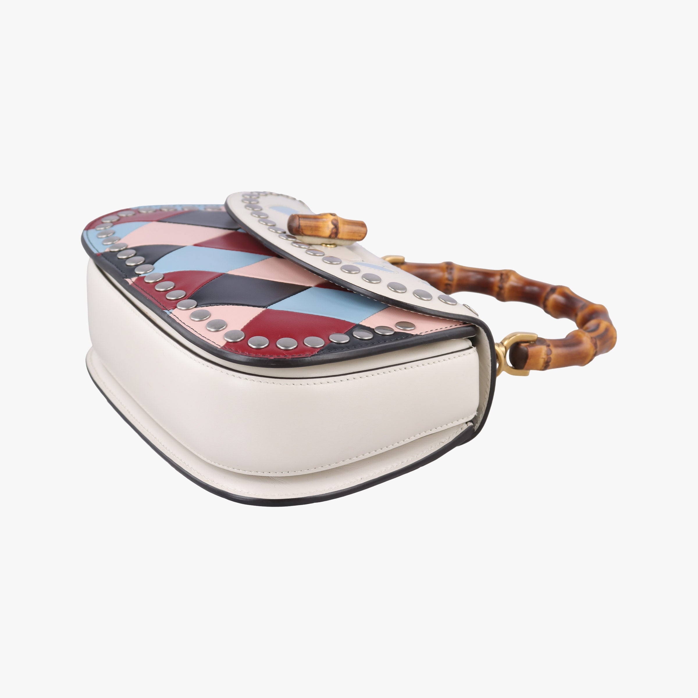Secondhand Gucci New Bamboo Multicolor Leather 675797 shoulderbag | stylenewstar
