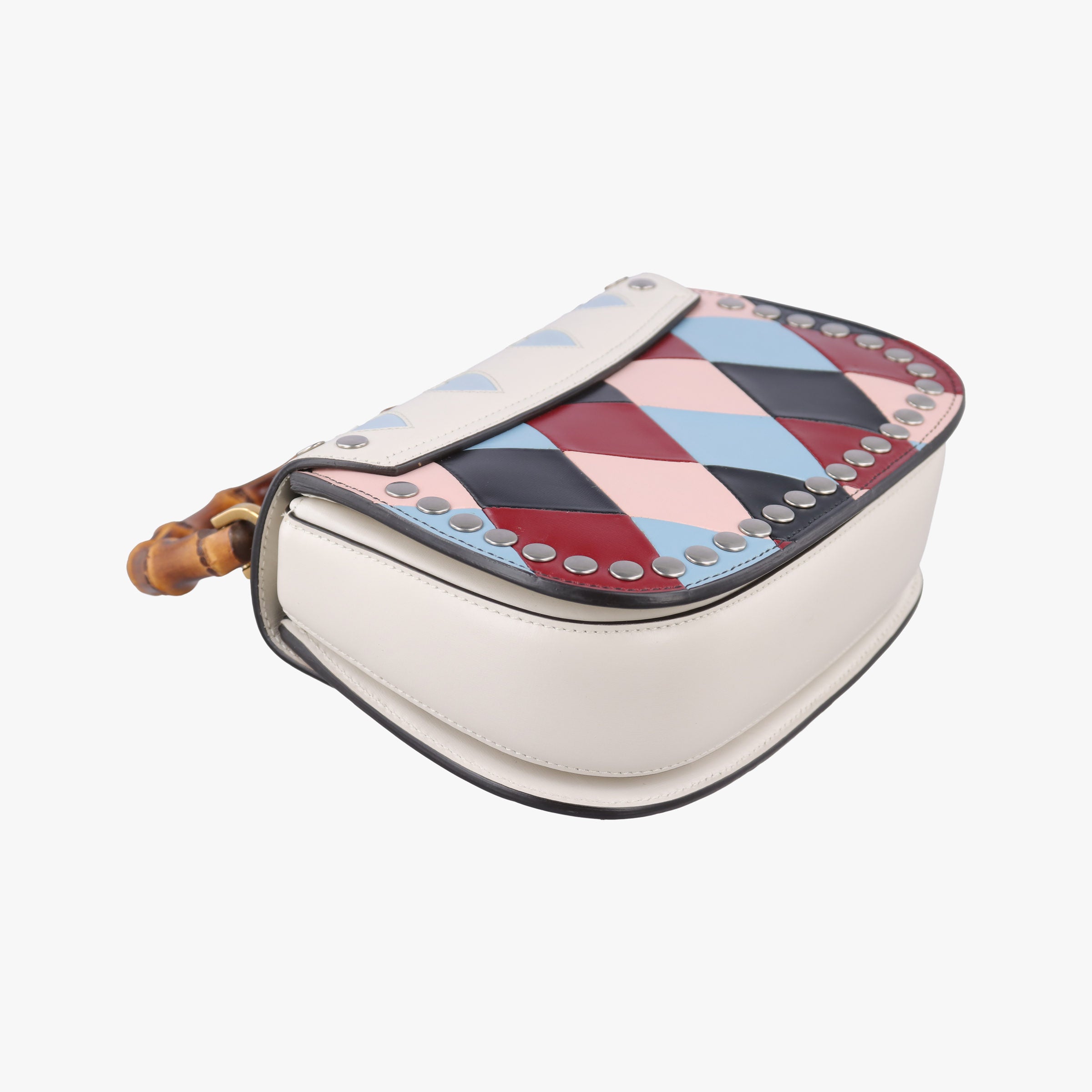 Secondhand Gucci New Bamboo Multicolor Leather 675797 shoulderbag | stylenewstar