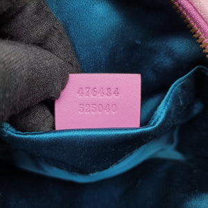 Secondhand Gucci GG Marmont Pink velour 476434 bum bag/waist bag | stylenewstar