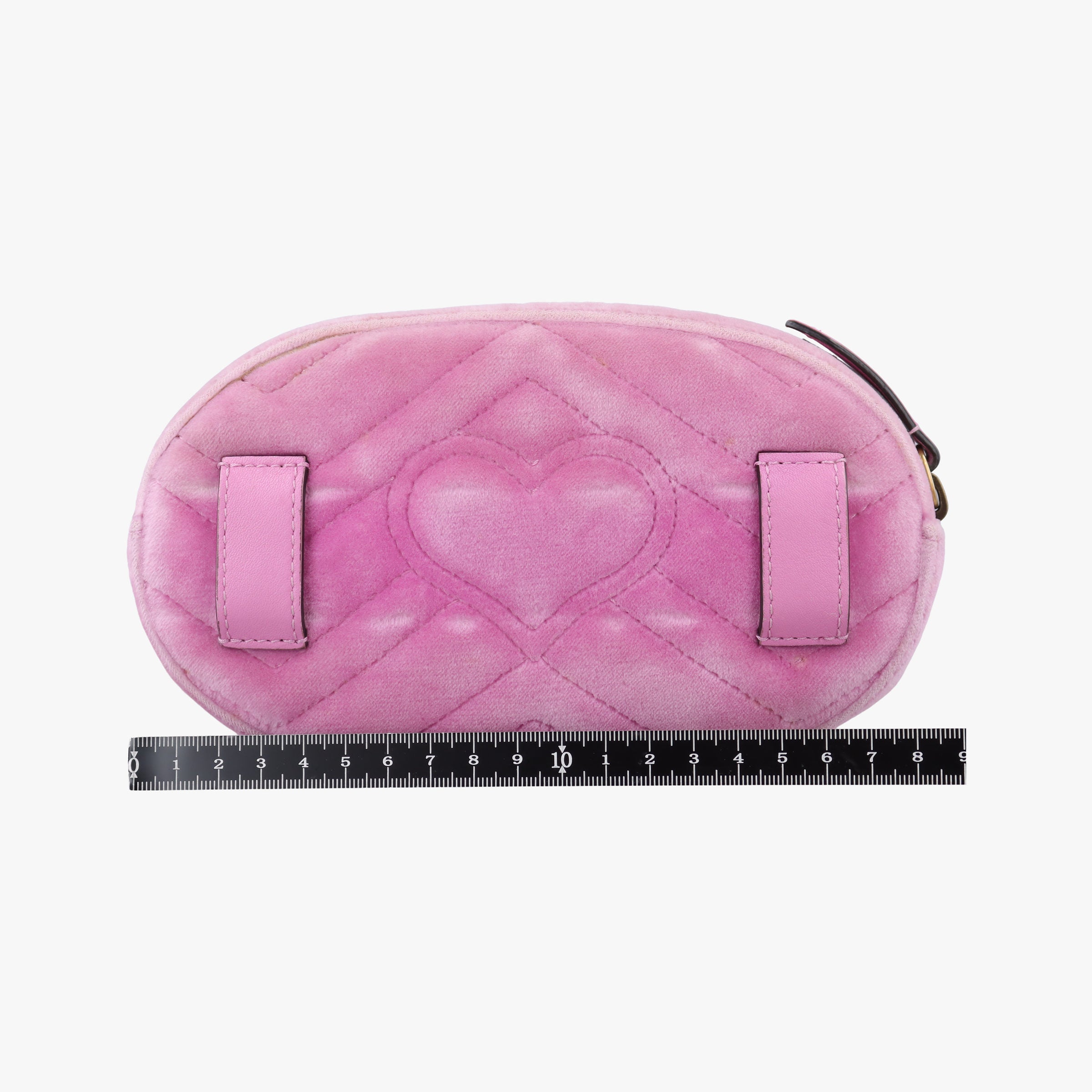 Secondhand Gucci GG Marmont Pink velour 476434 bum bag/waist bag | stylenewstar