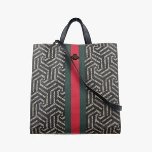 Pre-owned Gucci GG Supreme Bee Multicolour PVC coated canvas 450950 shoulderbag | stylenewstar