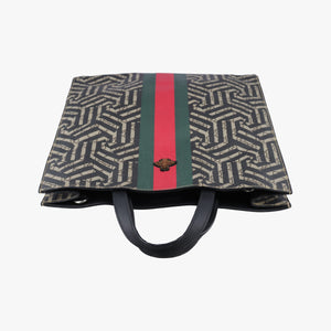 Pre-owned Gucci GG Supreme Bee Multicolour PVC coated canvas 450950 shoulderbag | stylenewstar