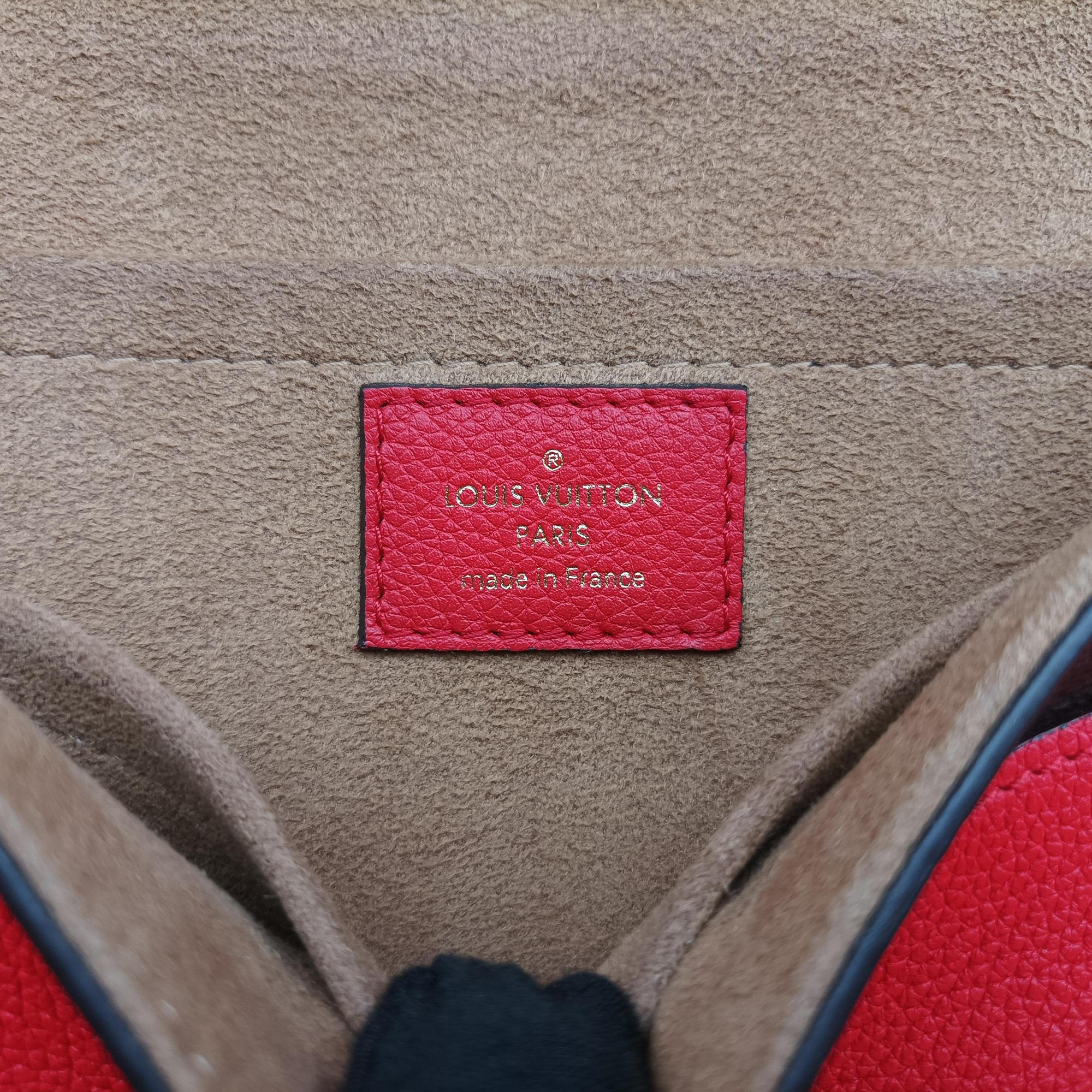 Pre-owned Louis Vuitton MARIGNAN Brown×COQUELICOT Monogram Canvas×calf leather M44544 shoulderbag | stylenewstar