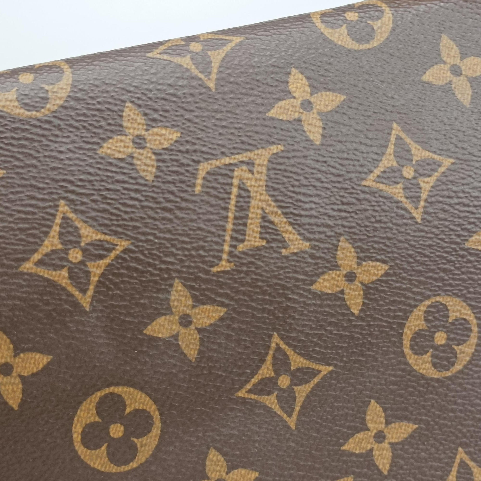 Pre-owned Louis Vuitton MARIGNAN Brown×COQUELICOT Monogram Canvas×calf leather M44544 shoulderbag | stylenewstar