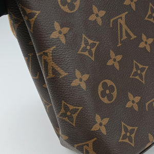 Pre-owned Louis Vuitton MARIGNAN Brown×COQUELICOT Monogram Canvas×calf leather M44544 shoulderbag | stylenewstar