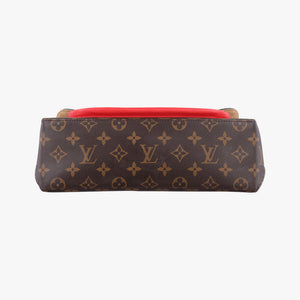Pre-owned Louis Vuitton MARIGNAN Brown×COQUELICOT Monogram Canvas×calf leather M44544 shoulderbag | stylenewstar