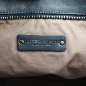 Secondhand Bottega Veneta Intrecciato Navy lambskin  shoulderbag | stylenewstar